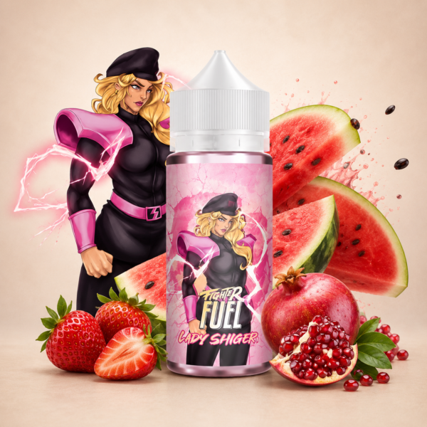 e-liquide Lady Shigeri 100 fighter Fuel