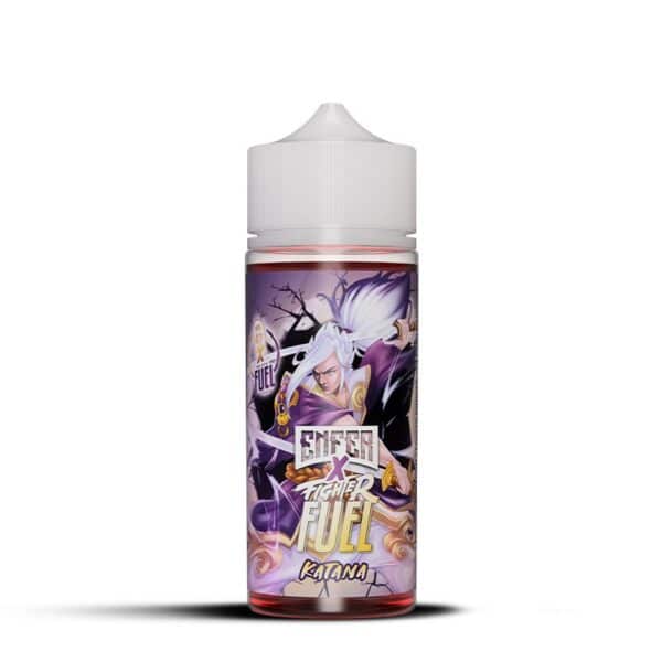 E-liquide Katana 100 ml – Fighter Fuel x Enfer | Fruits rouges, Litchi & Cerise (30/70)