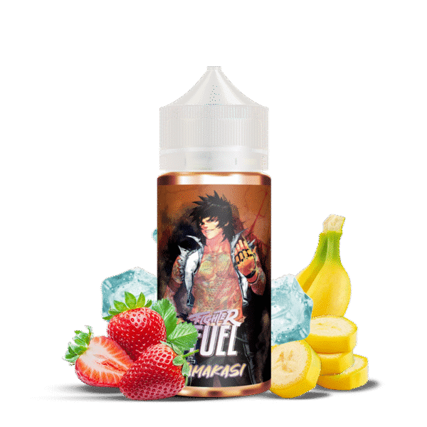 E-liquide Yamakasi 100 ml – Fighter Fuel | Banane & Fraise fraîche (30/70)