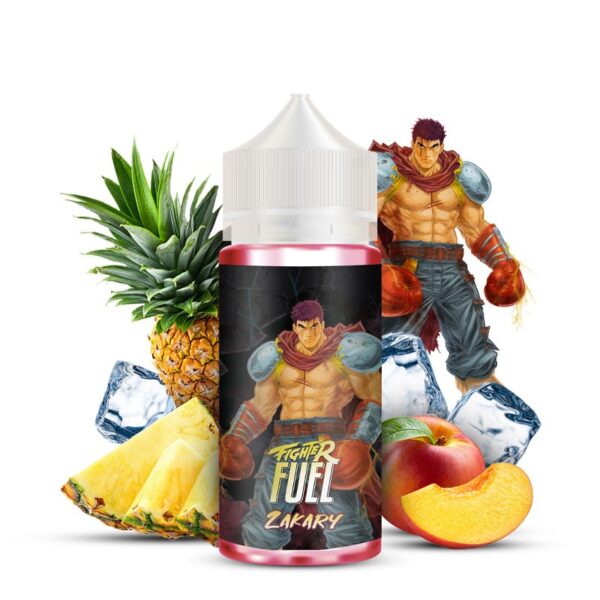 E-liquide Zakary 100 ml – Fighter Fuel | Ananas & Nectarine fraîche (30/70)