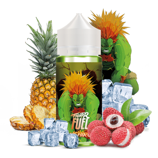 E-liquide Ushiro 100 ml – Fighter Fuel | Ananas & Litchi frais (30/70)