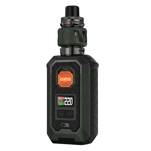 KIT ARMOUR MAX 220W ITANK 2 8ML GREEN - VAPORESSO SITE DE VAPE