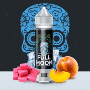 e-liquide Blue 50 ml Full Moon pêche banane bubble gum fruité gourmand