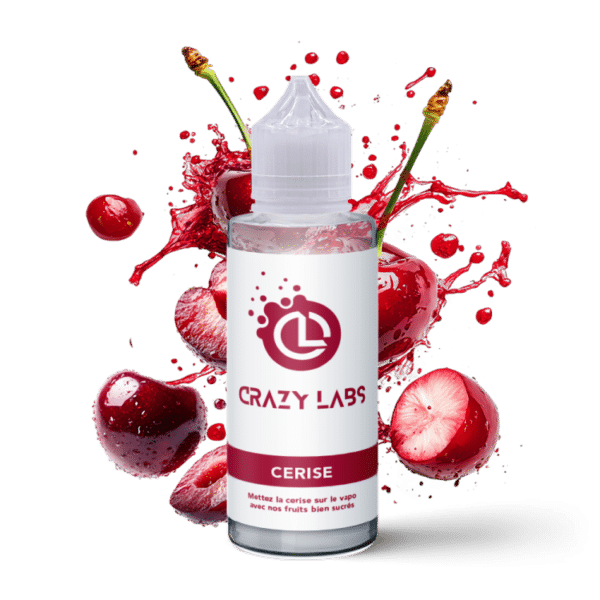 e-liquide Cerise 100 ml Crazy Labs cerise mûre juteuse