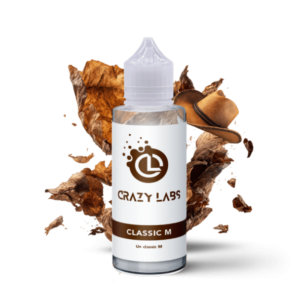 e-liquide Classic M 100 ml Crazy Labs classic corsé robuste