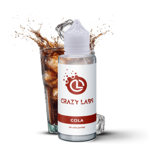 e-liquide Cola 100 ml Crazy Labs cola pétillant frais