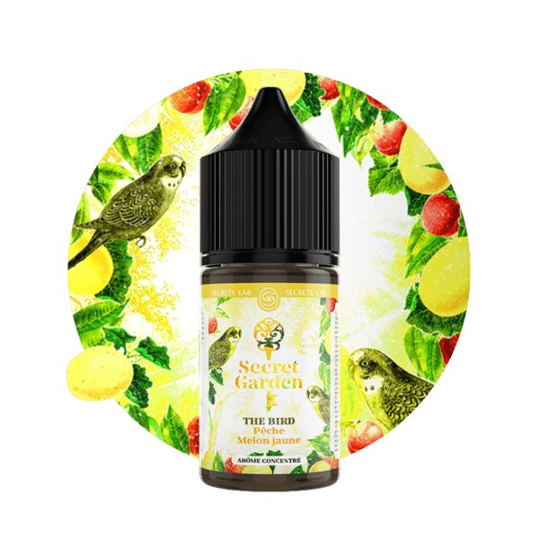 concentré The Bird 30 ml Secret Garden pêche melon jaune