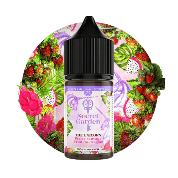 concentré The Unicorn 30 ml Secret Garden fraise sauvage fruit du dragon