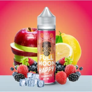 e-liquide Happy 50 ml Full Moon pomme citron baies fruité frais