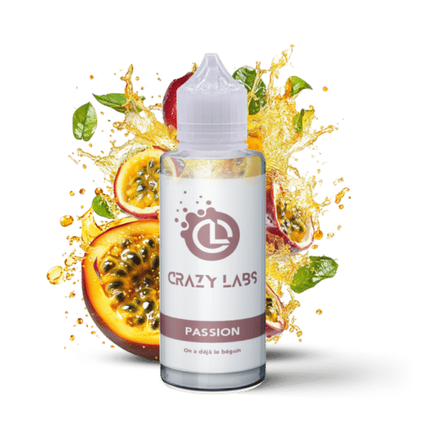 e-liquide Passion 100 ml Crazy Labs fruit exotique passion juteuse