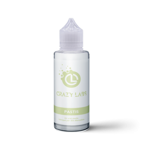 e-liquide Pastis 100 ml Crazy Labs saveur anisée méditerranéenne