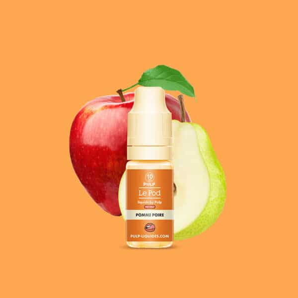 e-liquide Pomme Poire 10 ml Le Pod Liquide by Pulp sels de nicotine