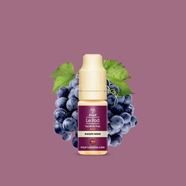 e-liquide Raisin Noir 10 ml Le Pod Liquide by Pulp sels de nicotine