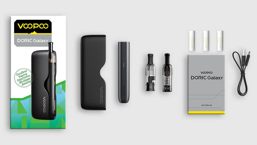 Contenu du Kit de la Doric Galaxy de VOOPOO