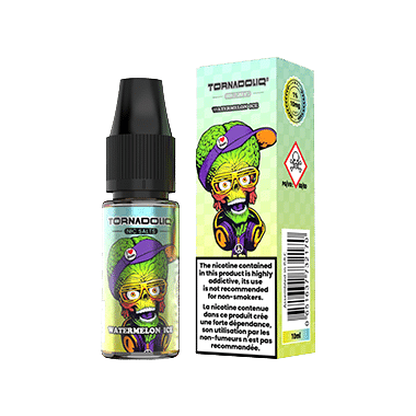 Strawberry Banana TornadoLiq 10 ml : e‑liquide aux sels de nicotine, banane gourmande et fraise douce. Disponible en 10 mg (1 %) et 20 mg (2 %), idéal pour pods et puffs.