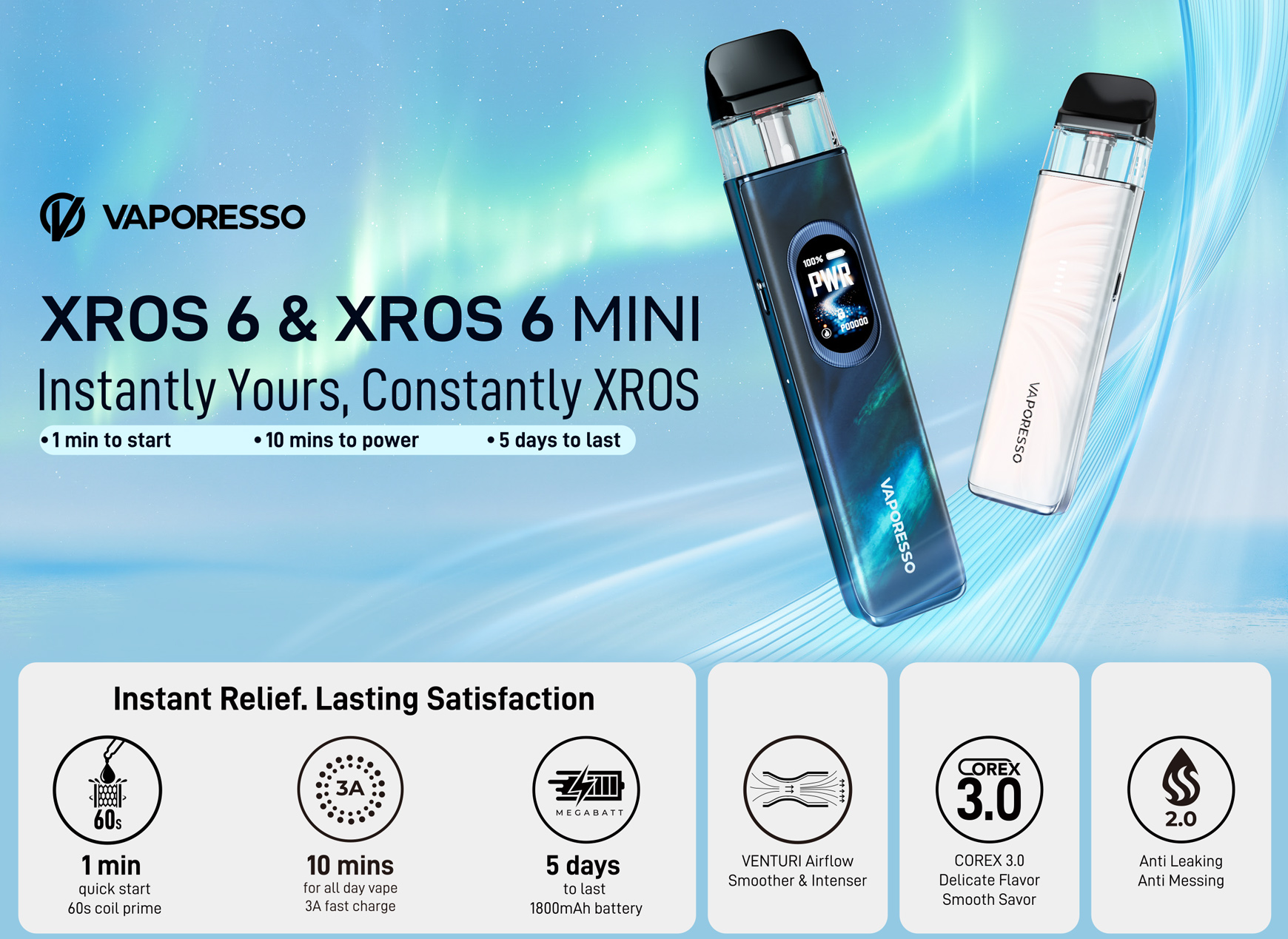 Test Vaporesso XROS 6 : notre avis sur le nouveau pod compact et endurant 10 XROS6 XROS6mini presentation generale