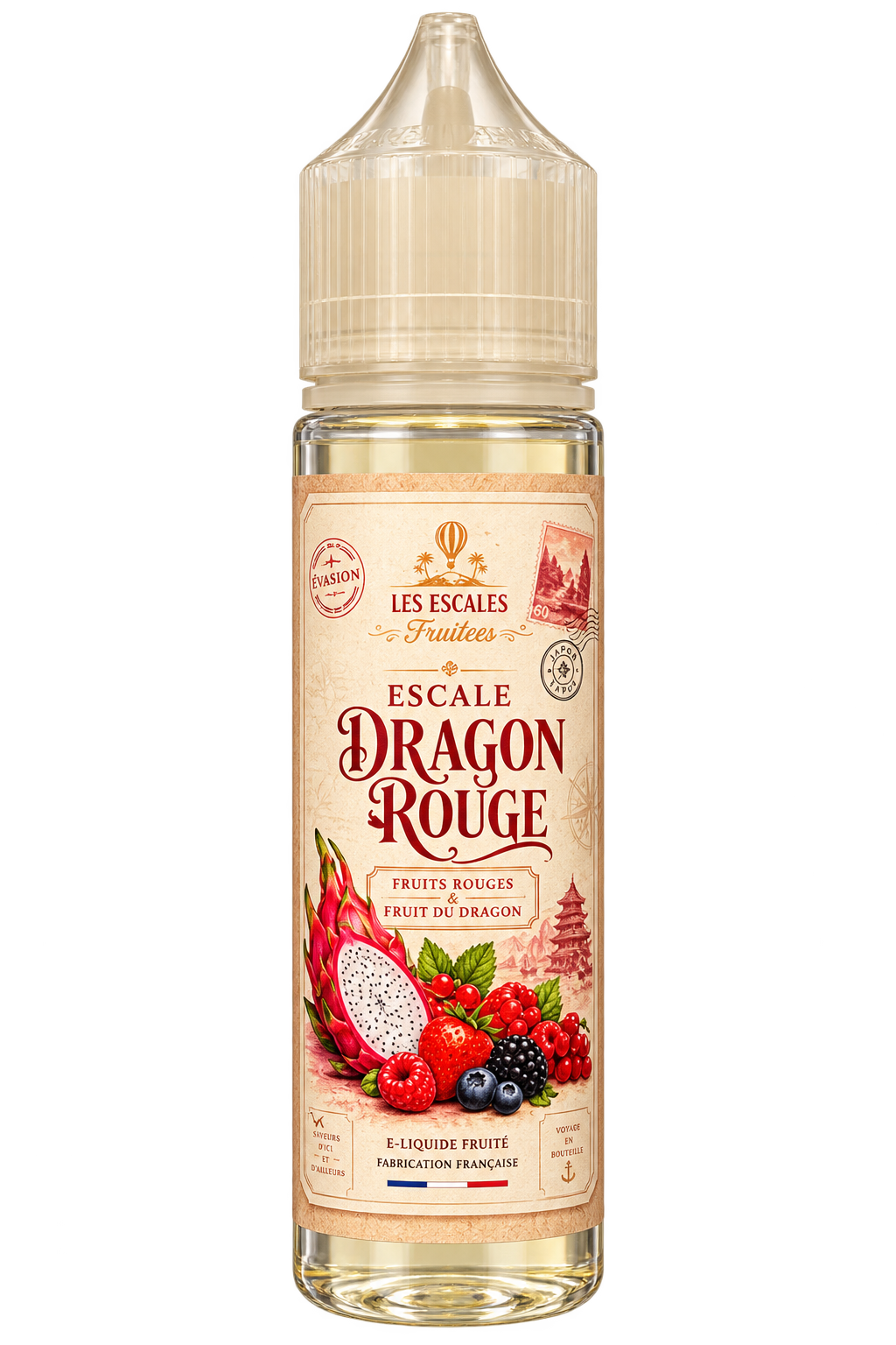 Escale Dragon Rouge 50 ml - Les Escales Fruitées par SDV LABS