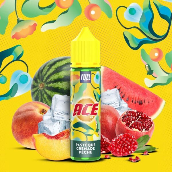 ace pasteque grenade peche bouteille fruits fond 1
